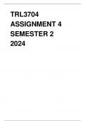 TRL3704 ASSIGNMENT 4 SEMESTER 2 2024