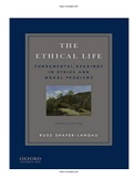 Ethical Life Fundamental Readings in Ethics and Contemporary Moral Problems 4th Edition Shafer-Landau Test Bank |A+|Instant download .
