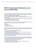 RBT Training Module 9 well Answered Questions