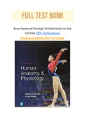 Human Anatomy and Physiology 11th Edition Marieb Test Bank