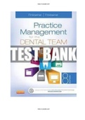 Practice Management for the Dental Team 8th Edition Finkbeiner Test Bank ISBN-13: 9780323171434|COMPLETE TEST BANK| Guide A+.