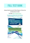 Advanced Health Assessment & Clinical Diagnosis in Primary Care 6th Edition Dains Test Bank