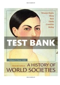 History of World Societies Volume 2 11th Edition Wiesner Hanks Test Bank  | Guide A+| Instant Download