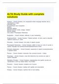 ALTA Study Guide with complete solutions