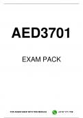 AED3701 EXAM PACK 2025