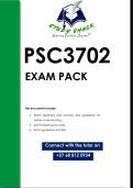 PSC3702 EXAM PACK 2024