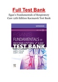 Egan’s Fundamentals of Respiratory Care 12th Edition Kacmarek Test Bank