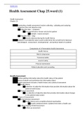   NURS 201 Health Assessment Chap 25.word (1)/  NURS 201 Health Assessment Chap 25.word (1)