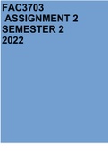 FAC3703 Assignment 2 Semester 2 2022