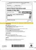   Pearson Edexcel International GCSE Further Pure Mathematics PAPER 1R QP MAY 2024 