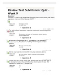 COUN 6723 Week 9 Quiz