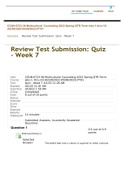 COUN-6723-36-Multicultural Counseling- COUN 6723 Week 7 Quiz