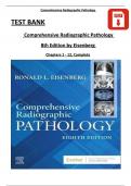 Test Bank For Comprehensive Radiographic Pathology, 7th Edition by Eisenberg, All Chapters 1 - 12, Complete Newest Version