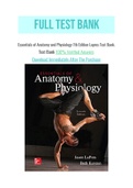 Essentials of Anatomy and Physiology 7th Edition Lapres Test Bank