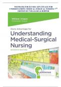 TESTBANK FOR DAVIS ADVANTAGE FOR UNDERSTANDING MEDICAL SURGICAL NURSING 7TH EDITION BY WILLIAMS & HOPPER