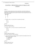 CHAPTER 2: PRESENTING DATA IN TABLES AND CHARTS