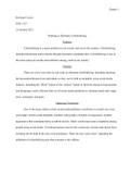 Essay 2 - Topic Selection: Working to Eliminate Cyberbullying