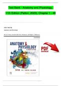 Test Bank - Anatomy and Physiology,   11th Edition (Patton, 2023), Chapter 1 - 48