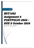 NST1502 Assignment 4 PORTFOLIO 2024 - DUE 8 October 2024