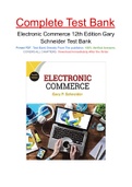 Electronic Commerce 12th Edition Gary Schneider Test Bank