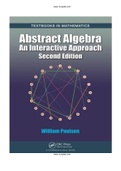 Abstract Algebra An Interactive Approach 2nd Edition Paulsen Solutions Manual