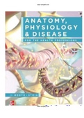 Anatomy Physiology and Disease for the Health Professions 3rd Edition Booth Solutions Manual|Guide A+