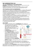 Biologie samenvatting  h14 + h15 + h22 (vwo 6 - 10 voor biologie)