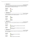 PSYC 3003 Week 2 Test - Question and Answers