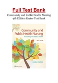 Community and Public Health Nursing 9th Edition Rector Test Bank