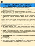 C468 OA , INFORMATICS PRACTICE (131 QUESTIONS WITH ANSWERS).