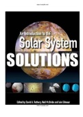 Introduction to the Solar System 3rd Edition Rothery Solutions Manual