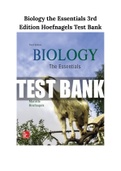 Biology the Essentials 3rd Edition Hoefnagels Test Bank