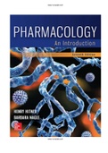 Pharmacology An Introduction 7th Edition Hitner Test Bank |Complete Guide A+| Instant download .