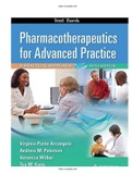 Pharmacotherapeutics for Advanced Practice- A Practical Approach 5th Edition Arcangelo  Test Bank |Complete Guide A+| Instant download .