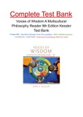 Voices of Wisdom A Multicultural Philosophy Reader 9th Edition Kessler Test Bank