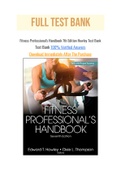 Fitness Professional's Handbook 7th Edition Howley Test Bank