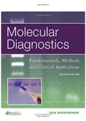 Molecular Diagnostics 3rd Edition Buckingham Test Bank