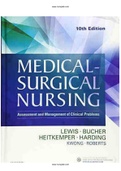 Medical Surgical Nursing 10th Edition Lewis Test Bank