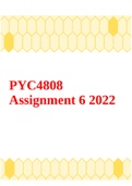 PYC4808 Assignment 6 2022