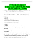 NY MPJE STUDY SET (RxPharmacist) QUESTIONS WITH COMPLETE SOLUTIONS