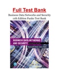 Business Data Networks and Security 11th Edition Panko Test Bank