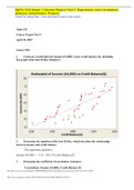 MATH 533 Week 7 Course Project Part C Regression and Correlation Analysis (SALESCALL Project)