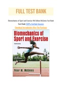 Biomechanics of Sport and Exercise 4th Edition McGinnis Test Bank