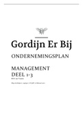 EXAMEN | Ondernemingsplan Management  | Manager Retail Niv. 4 Versneld