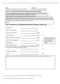 Chem162 Lab 5 Spectrochemical Series Report/Chem162 Lab 5 Spectrochemical Series Report ;Rated A+