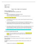 Ch 3 & 4: Cellular Level of organization & Tissue Level of Organization