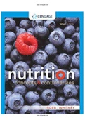 Nutrition Concepts & Controversies 15th Edition Sizer Whitney Test Bank