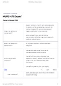 NURS 471 Exam 1