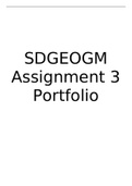 SDGEOGM Assignment 3 Portfolio