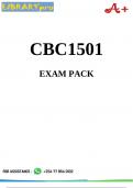 CBC1501 EXAM PACK 2024